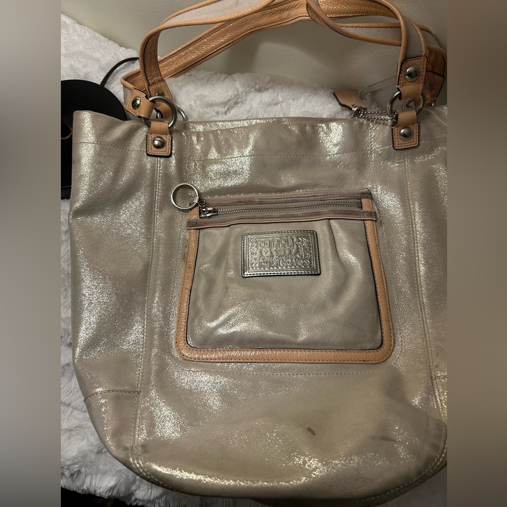 Coach Poppy shimmer bag